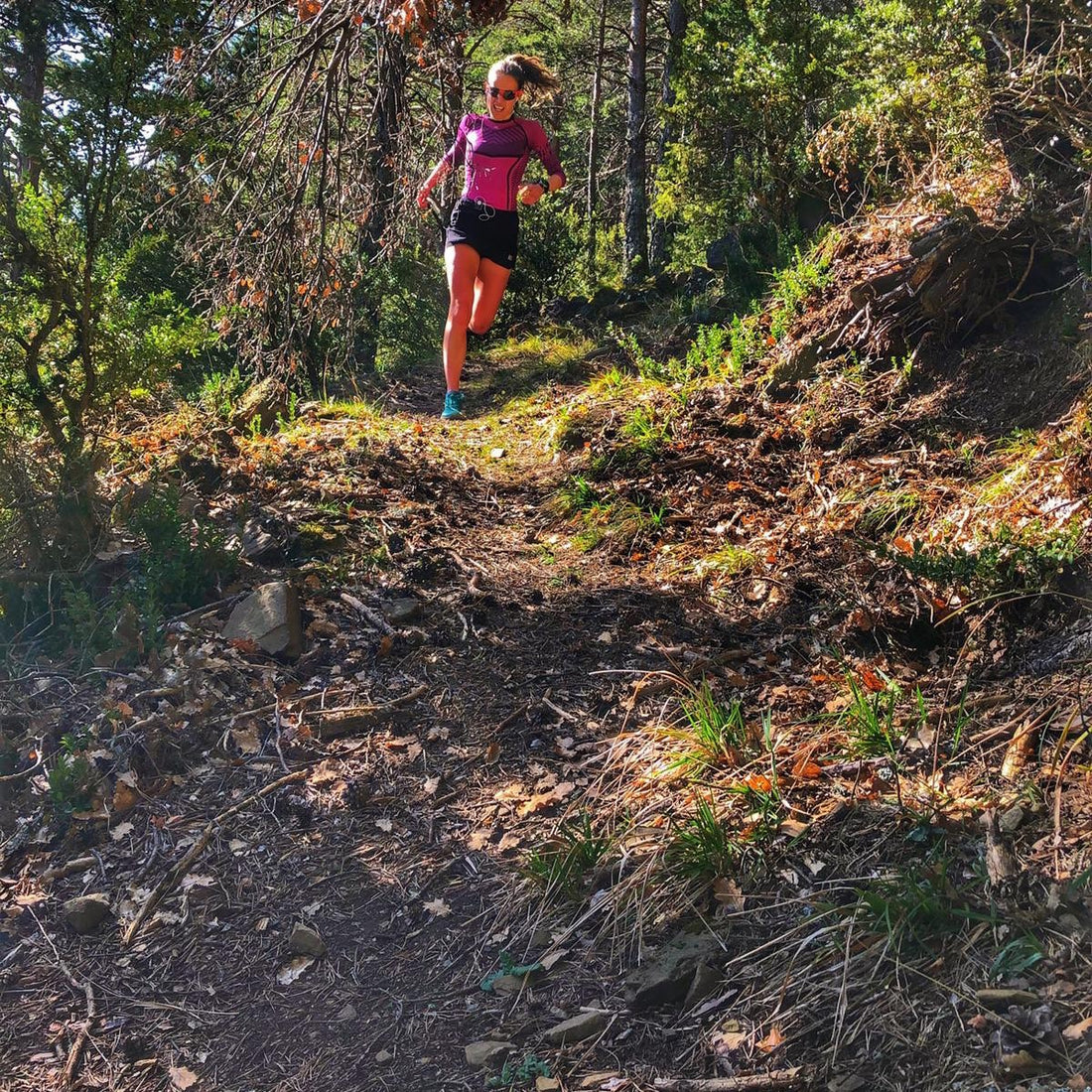 Subida a la fuente de Paco, ruta Trail por Villanúa (Huesca)